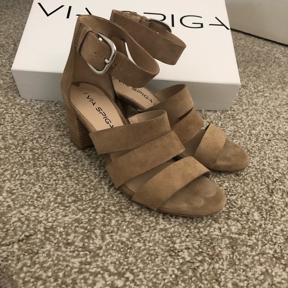 Via Spiga Carys Suede heels sandals - Picture 4 of 6